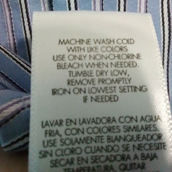 NWT New Calvin Klein long sleeve button up shirt - Picture 6 of 6